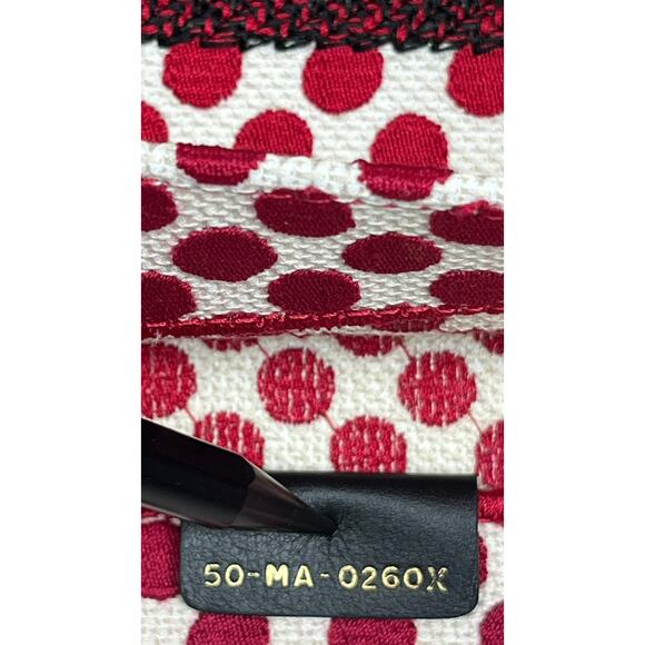 Christian Dior Canvas Medium DiorAmour Red Polka Dot Book Tote Limited Edition - Picture 14 of 16